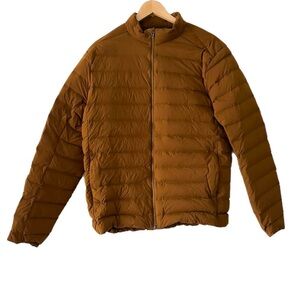 Lululemon Athletica Brown Quilted Puffer Jacket